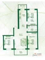 左岸春天3室1厅1卫115.2㎡户型图