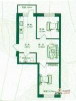 左岸春天2室1厅1卫70.2㎡户型图