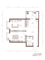 恒祥中山2室1厅1卫49.7㎡户型图