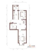 恒祥中山2室1厅1卫47.2㎡户型图