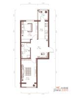 恒祥中山2室1厅1卫47.8㎡户型图