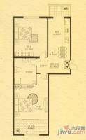 紫金宫庭2室1厅1卫56.5㎡户型图