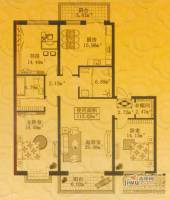 紫金宫庭3室1厅2卫113㎡户型图