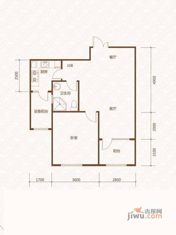 群力玫瑰湾3室2厅2卫145.4㎡户型图