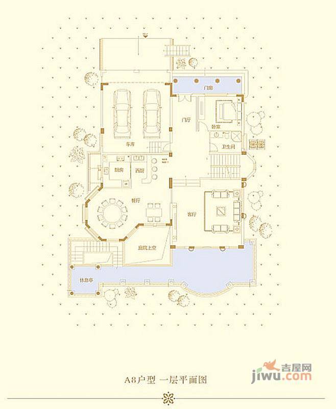 永荣浅水湾普通住宅527.7㎡户型图