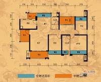 凤景湾3室2厅2卫133㎡户型图
