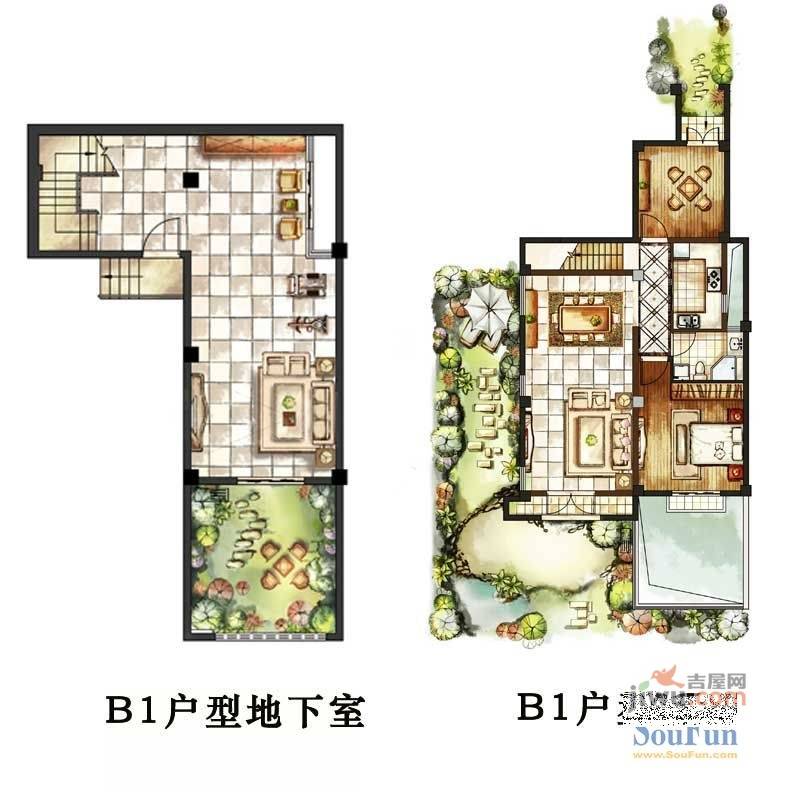 太湖香树湾花园3室2厅1卫145.9㎡户型图