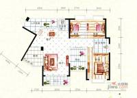 荣城·祥和名邸3室2厅2卫127.7㎡户型图