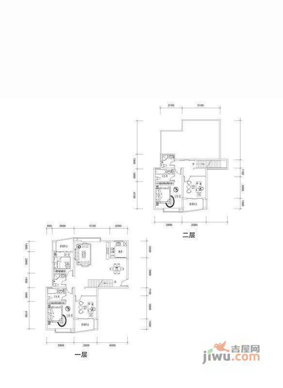 上东·龙城世家5室2厅4卫户型图