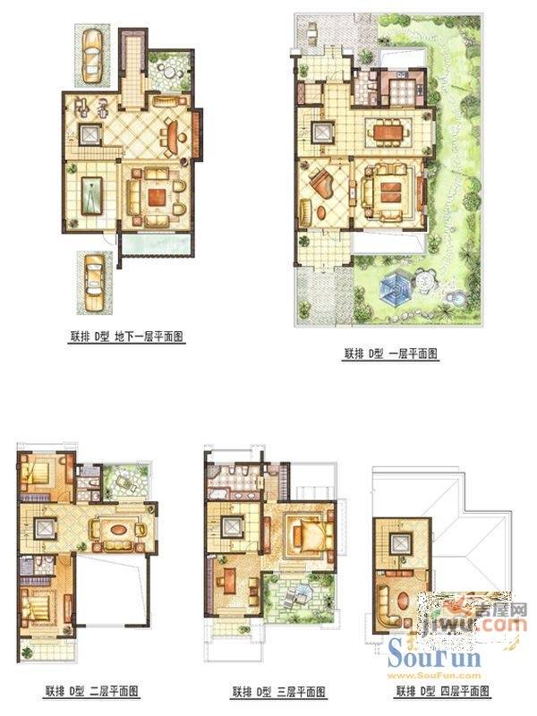 御景华庭6室6厅3卫户型图