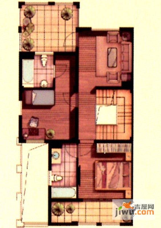 恒大海上威尼斯4室3厅4卫319㎡户型图