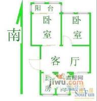 益兴大厦2室1厅1卫户型图