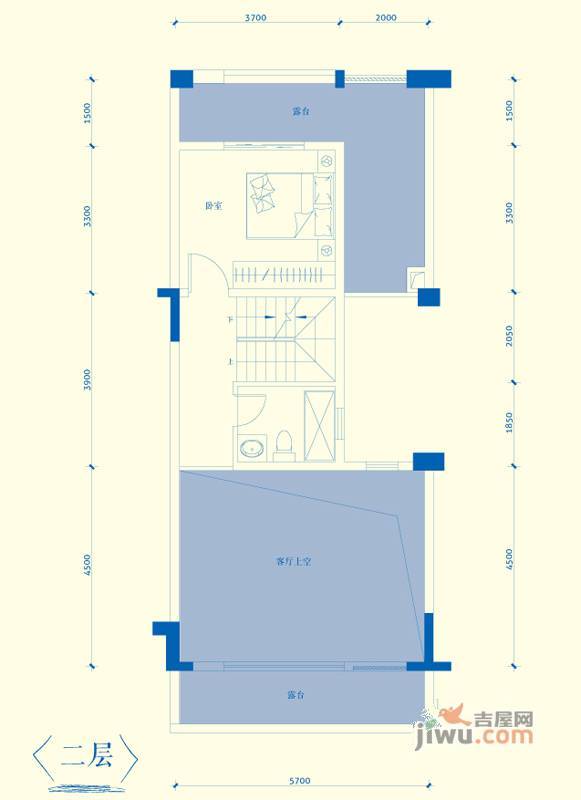 金地扑满花园3室2厅3卫142.5㎡户型图