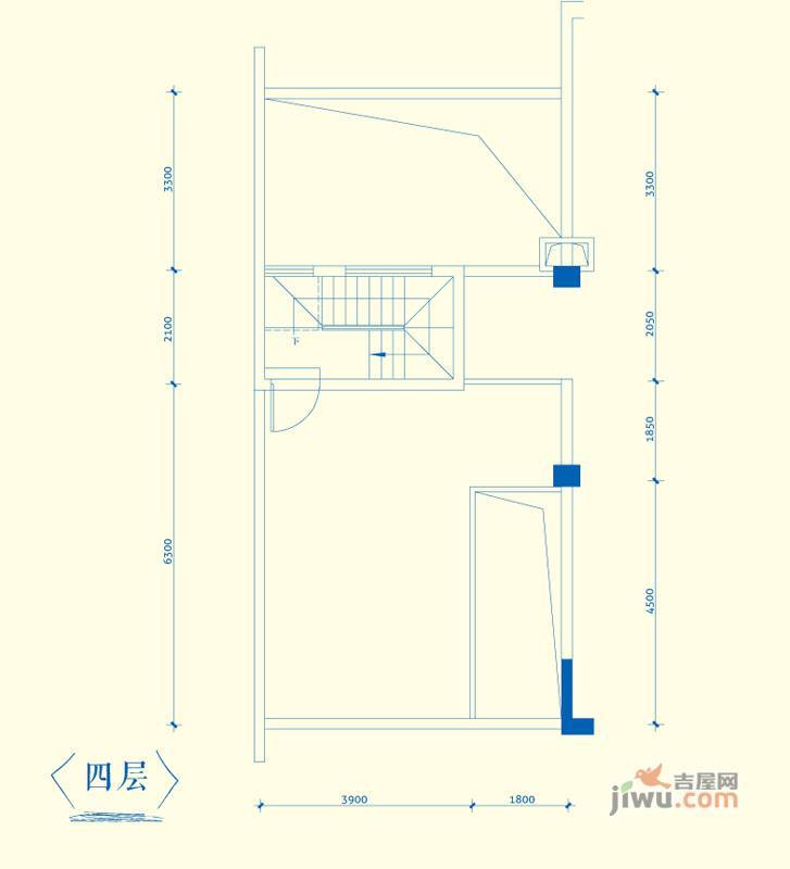 金地扑满花园3室2厅3卫142.5㎡户型图