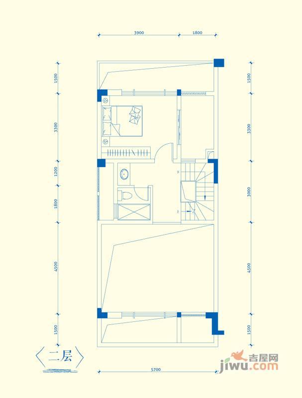 金地扑满花园3室2厅3卫151.2㎡户型图