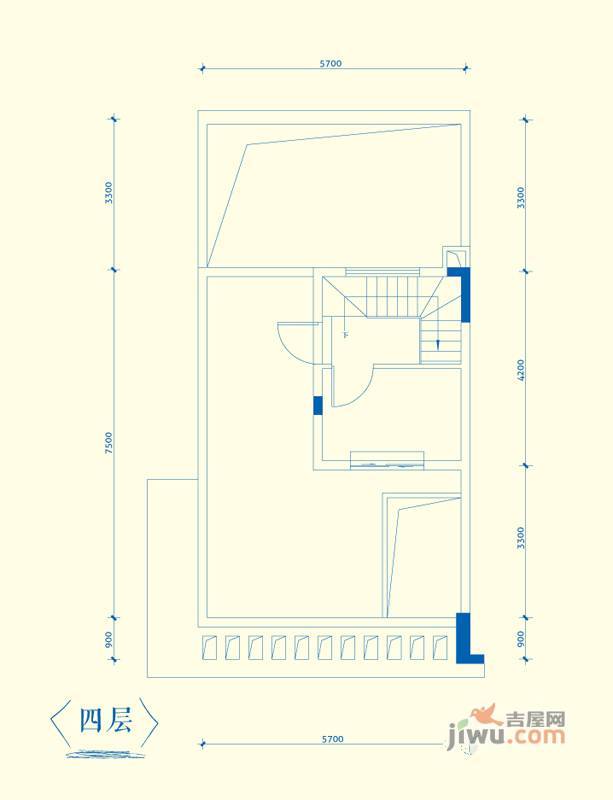 金地扑满花园2室2厅3卫151㎡户型图