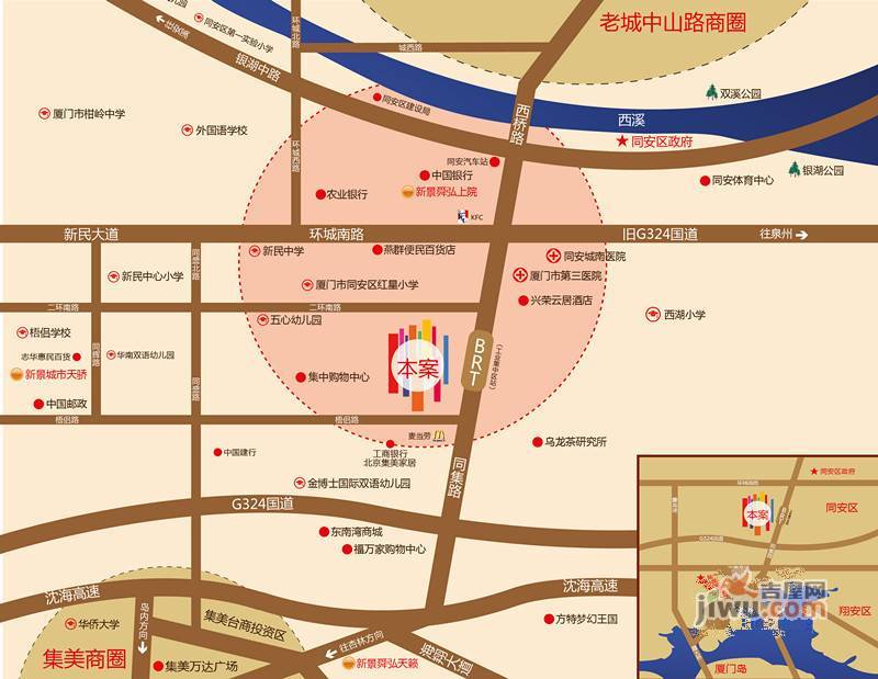 新景舜弘现代城位置交通图