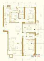 信和中央广场3室2厅2卫156㎡户型图