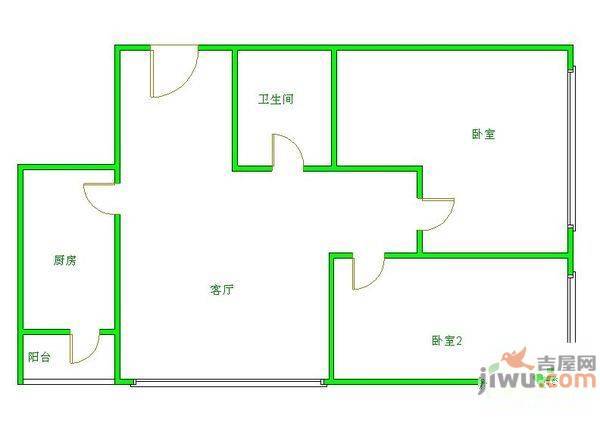 融景湾3室2厅2卫户型图