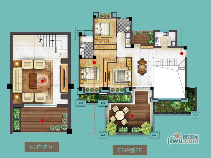 招商海德公园3室2厅2卫139㎡户型图