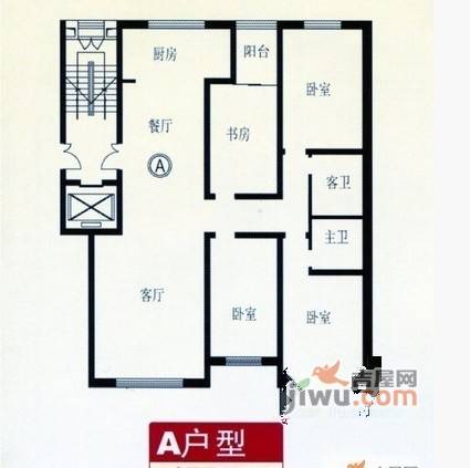 嘉合府邸4室2厅2卫户型图