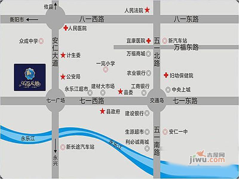 江尚天地位置交通图