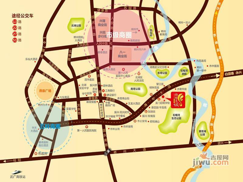 锦绣东城位置交通图