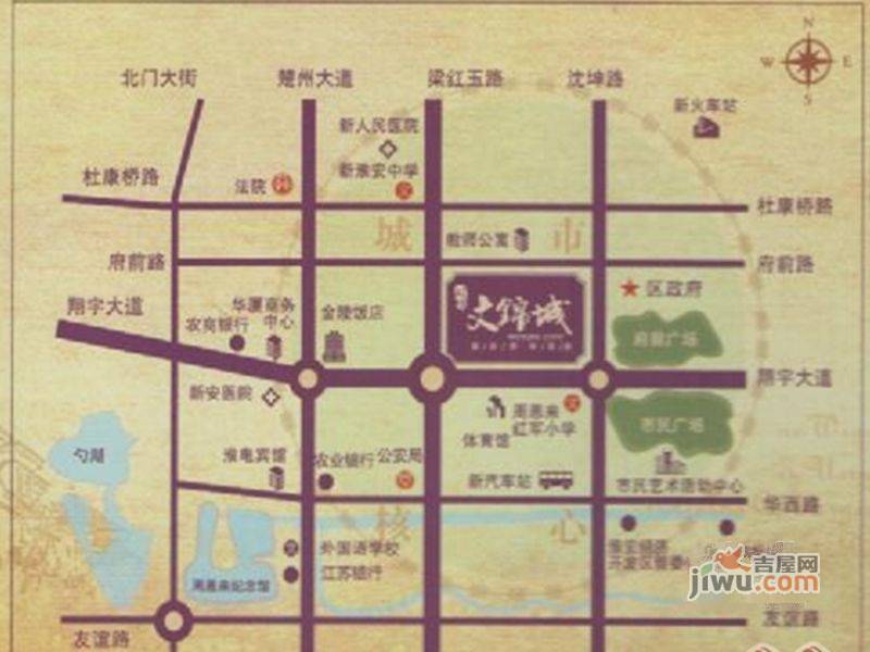欣明文锦城位置交通图图片
