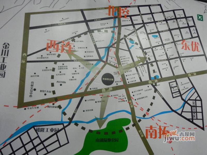 筑城内蒙古国际婚庆用品城规划图
