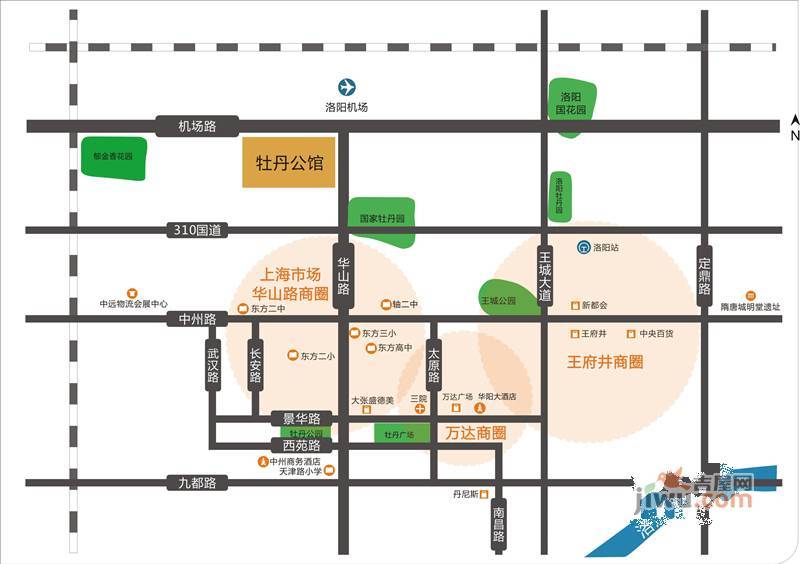 牡丹公馆位置交通图