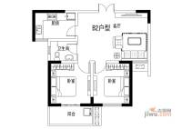 元阳隆城2室1厅1卫户型图