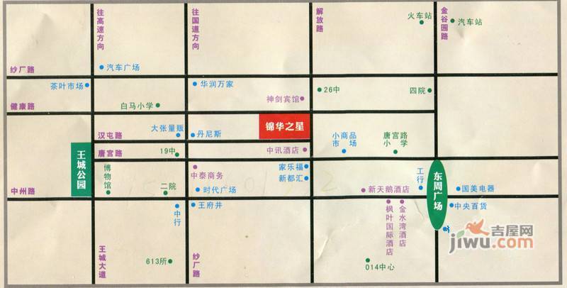 银街锦华之星位置交通图图片