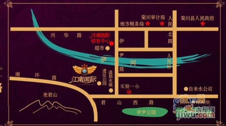 江南国际位置交通图图片