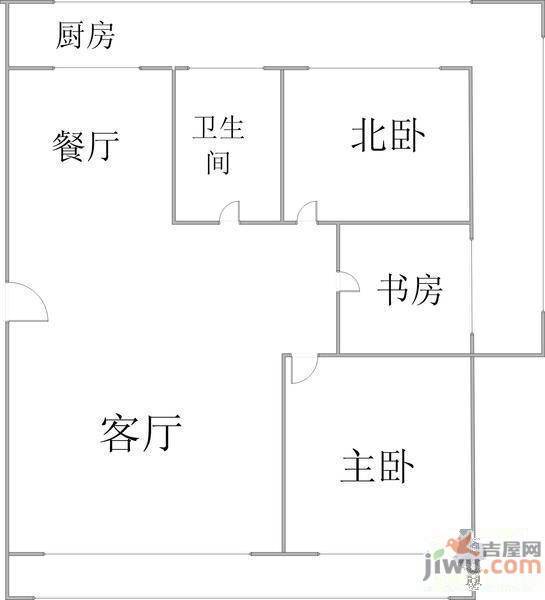 隆安富阳花园2室2厅1卫户型图