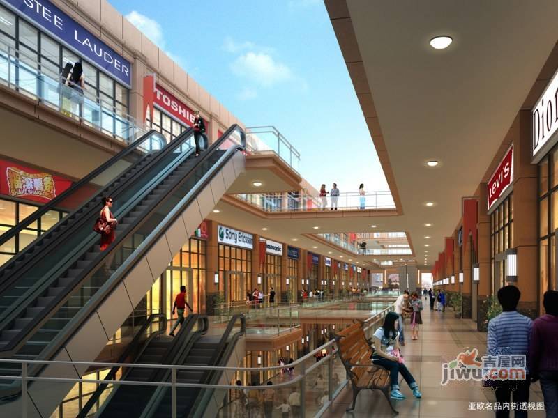 温州商业购物广场效果图图片