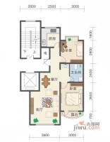 德源逸品枫景2室2厅1卫81.1㎡户型图