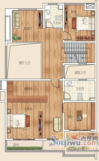 国际新城靓都4室4厅4卫户型图