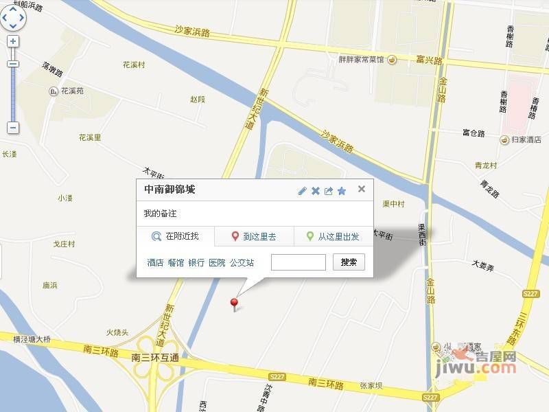 中南御锦城位置交通图图片