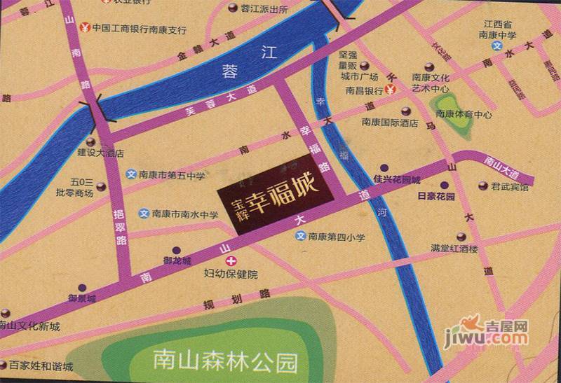 宝辉幸福城位置交通图图片