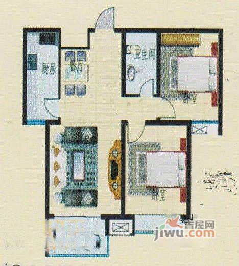 圣水湖畔2室0厅0卫户型图