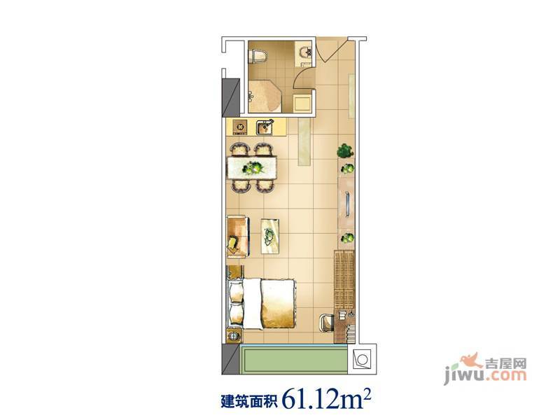 象溪MINI微公馆户型图