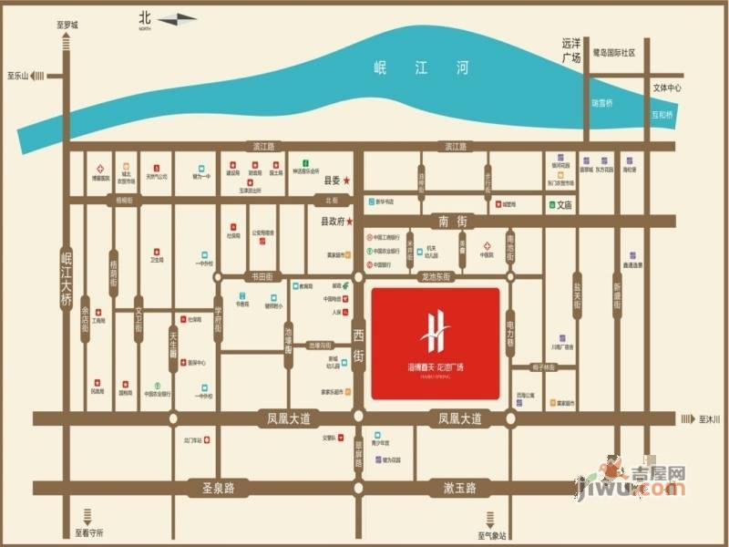 海博春天·龙池广场位置交通图图片