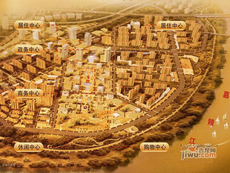 中南世纪城规划图图片