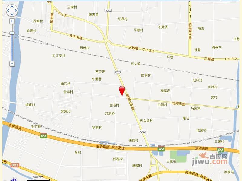 白杨湾物流城位置交通图