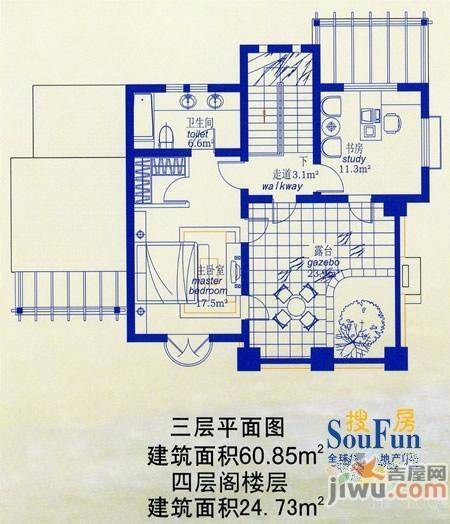 银滩海景花苑普通住宅37.4㎡户型图