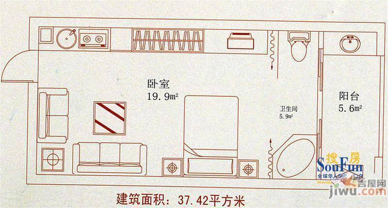 银滩海景花苑普通住宅143.7㎡户型图