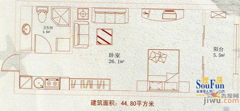 银滩海景花苑普通住宅143.7㎡户型图