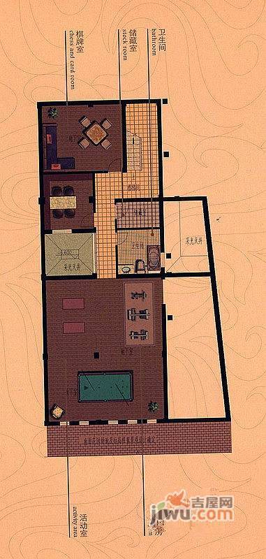 两岸金岭0室3厅8卫610.9㎡户型图