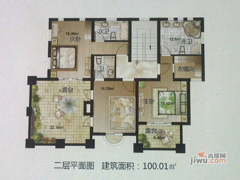 银滩海景花苑普通住宅143.7㎡户型图