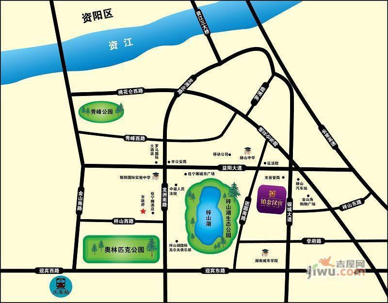 铂金汉宫位置交通图